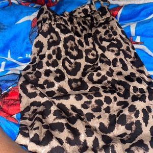 Brand new Leopard pants. Elastic waist 2Xl